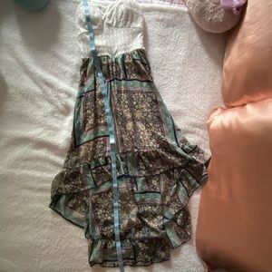 Boho style tapered dress